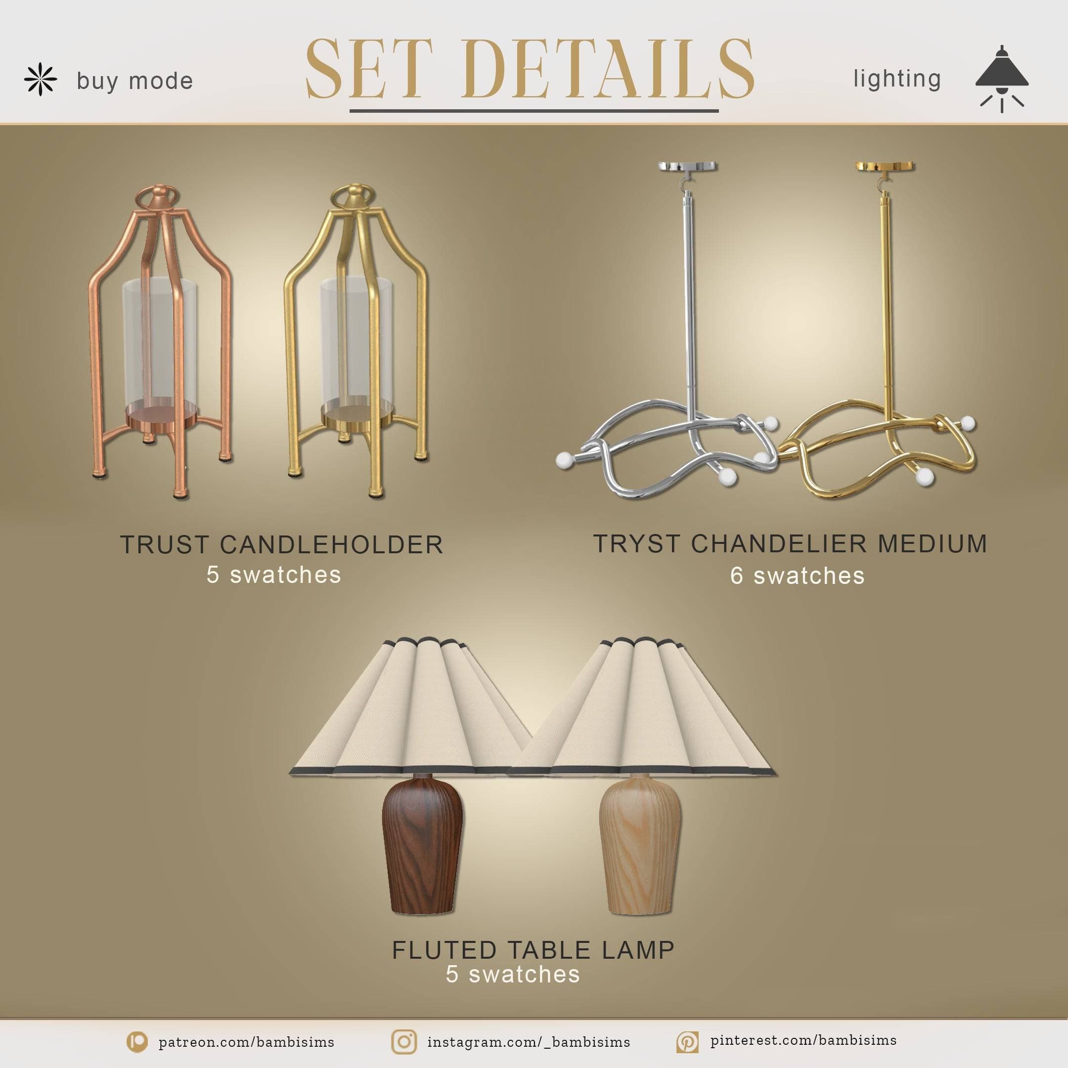 Галерея мода Коллекция светильников Soma Lights Collection Vol.2 #3